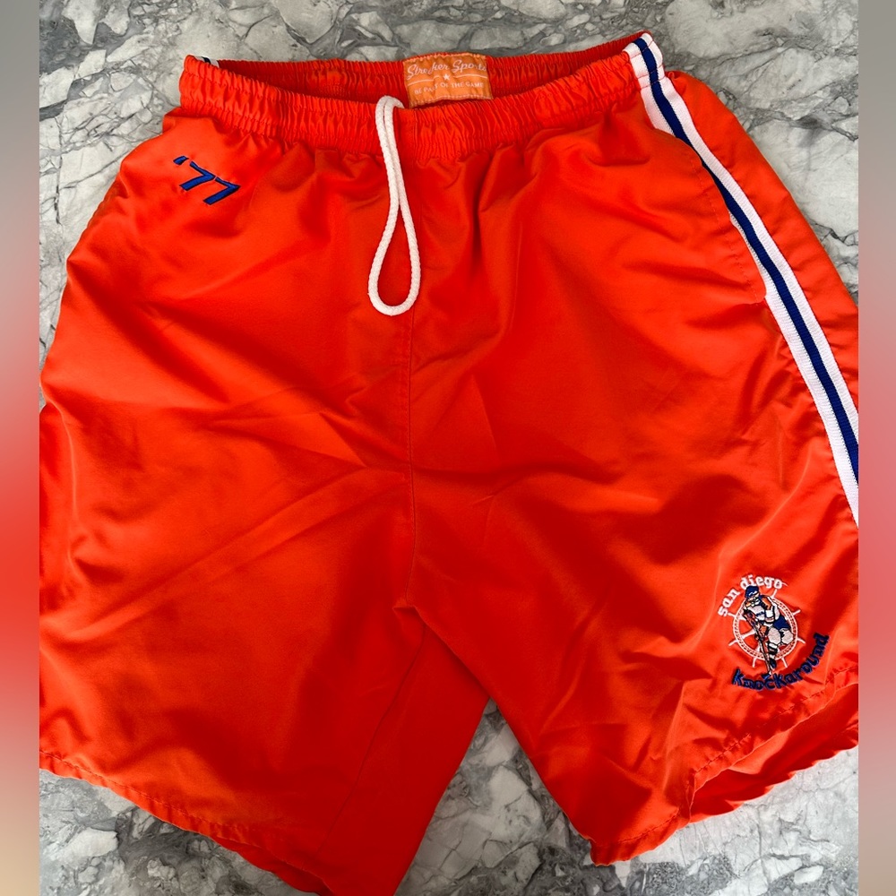 Vintage Streaker Sports San Diego Knockaround Lax / Hockey shorts